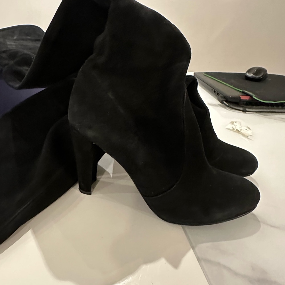 Stuart Weitzman Highland suede Boot SZ 7 - Picture 2 of 4
